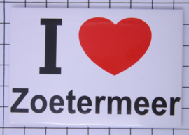 10 stuks koelkastmagneet  I love Zoetermeer  N_ZH13.001