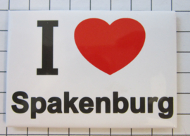 10 stuks koelkastmagneet I love Spakenburg  N_UT3.001