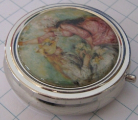 PIL 119 pillendoosje twee meisjes Renoir