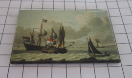 10 stuks koelkastmagneet Holland 20.521 V.O.C. schepen