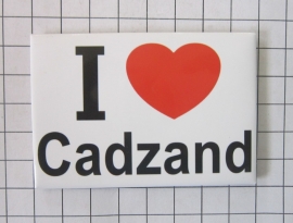 10 stuks koelkastmagneet I love Cadzand N_ZE3.501