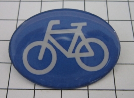 BRO 401 broche fiets verkeersbord