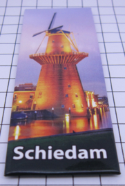 10 stuks koelkastmagneet  Schiedam P_ZH8.0002