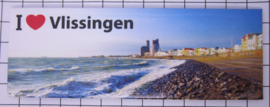 10 stuks koelkastmagneet Vlissingen Zeeland P_ZE5.5003