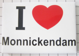 10 stuks koelkastmagneet I love Monnickendam N_NH10.002