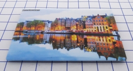 MAC:19.064 koelkastmagneet Amsterdam, pakje 10 stuks