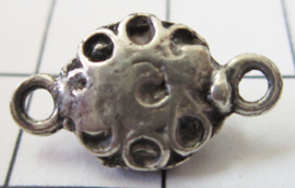 ZB005 zeeuws knopje bol 1 cm tweeoog