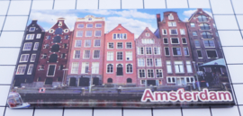 10 stuks koelkastmagneet Amsterdam grachten gevels 18.970