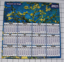 10 stuks Mega koelkastmagneet Holland kalender 2021  MEGA_V_CAL.001