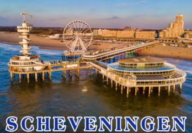 12 stuks 3D koelkastmagneet Scheveningen 3D-ZH006