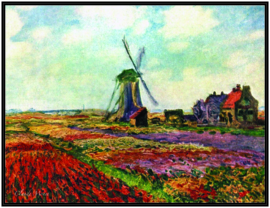 pak 25 posters(35.5Cm / 27.2Cm) POS006 molen Claude Monet