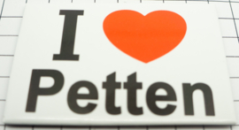 10 stuks koelkastmagneet I love Petten  N_NH20.001