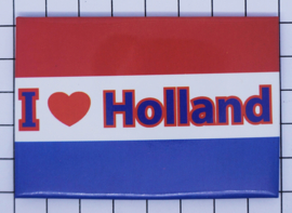 10 stuks koelkastmagneet vlag I love Holland  MAC:20.549