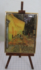 SCH008 schildersezel 22 cm hoog Vincent van Gogh, cafe
