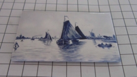 10 stuks koelkastmagneet Holland 20.518 Delftsblauwe scheepjes