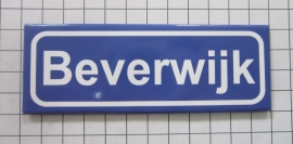 10 stuks koelkastmagneet  plaatsnaambord Beverwijk  P_NH7.5001