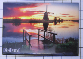 10 stuks koelkastmagneet Holland  MAC:20.289