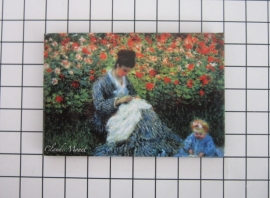 10 stuks koelkastmagneet Claude Monet MAC:20.453