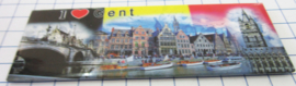 10 stuks koelkastmagneten Gent P_BG2006