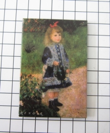 10 stuks koelkastmagneet meisje gieter Auguste Renoir MAC:20.352