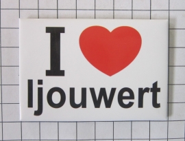 10 stuks koelkastmagneet I love  Ljouwert N_FR2.501