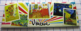 10 stuks koelkastmagneet  Van Gogh MAC:21.403