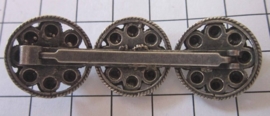 haarspeld 8 cm 3 grote zeeuwse knopen