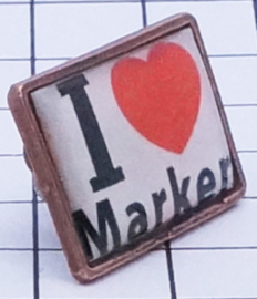 5 stuks pins (=1,49 per stuk) PIN_NH1.001 pin I love Marken