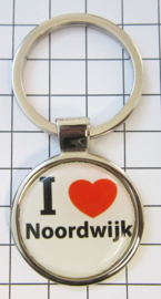 SLE_ZH10.001 Sleutelhanger I love Noordwijk