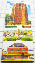 10 stuks koelkastmagneet  leeuwarden  P_FR2.0005