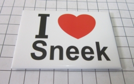 10 stuks koelkastmagneet I love  Sneek  N_FR3.002