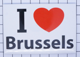  10 stuks koelkastmagneet I Love Brussels N_BX001