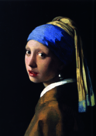 10 stuks poster op karton Meisje met de parel Johannes Vermeer POS-0002 posters(20.8Cm / 29.5Cm)