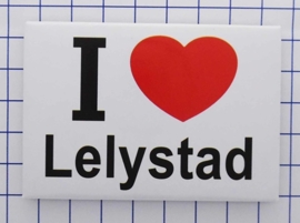 10 stuks koelkastmagneet I love Lelystad N_FL2.001