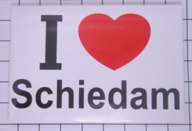 10 stuks koelkastmagneet I love Schiedam N_ZH8.003