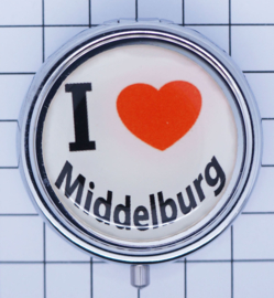 PIL_ZE2.001 pillendoosje met spiegel   ik hou van Middelburg