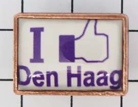  5 stuks pins (=1,49 per stuk) PIN_ZH3.151 Pin I like Den Haag