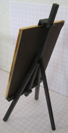 SCH020 schilderszezeltje meisje parel 22 cm hoog