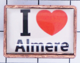 5 stuks pins (=1,49 per stuk) PIN_FL1.001 I love Almere