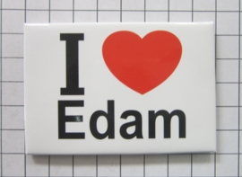 10 stuks koelkastmagneet I love Edam  N_NH3.502