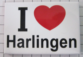 10 stuks koelkastmagneet I Love Harlingen  N_FR7.001