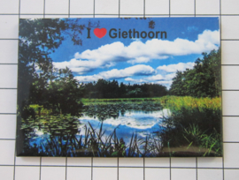 10 stuks koelkastmagneet I love Giethoorn N_OV2.009 niet verkrijgbaar