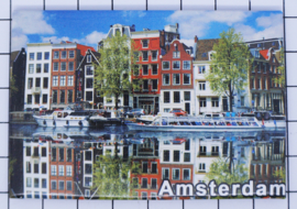 MAC:19.071 koelkastmagneet Amsterdam, pakje 10 stuks