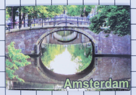 10 stuks koelkastmagneet  doorkijk bruggen Amsterdam  18.972