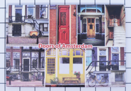 10 stuks koelkastmagneet  doors of Amsterdam  18.959