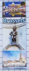 10 stuks koelkastmagneet Brussels P_BX0014