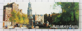 10 stuks koelkastmagneet Amsterdam panorama MAC:21.033
