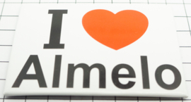 10 stuks koelkastmagneet  I love Almelo N_OV8.001