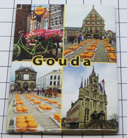 10 stuks koelkastmagneet Gouda N_ZH2.036