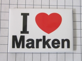 10 stuks koelkastmagneet I love marken N_NH1.007